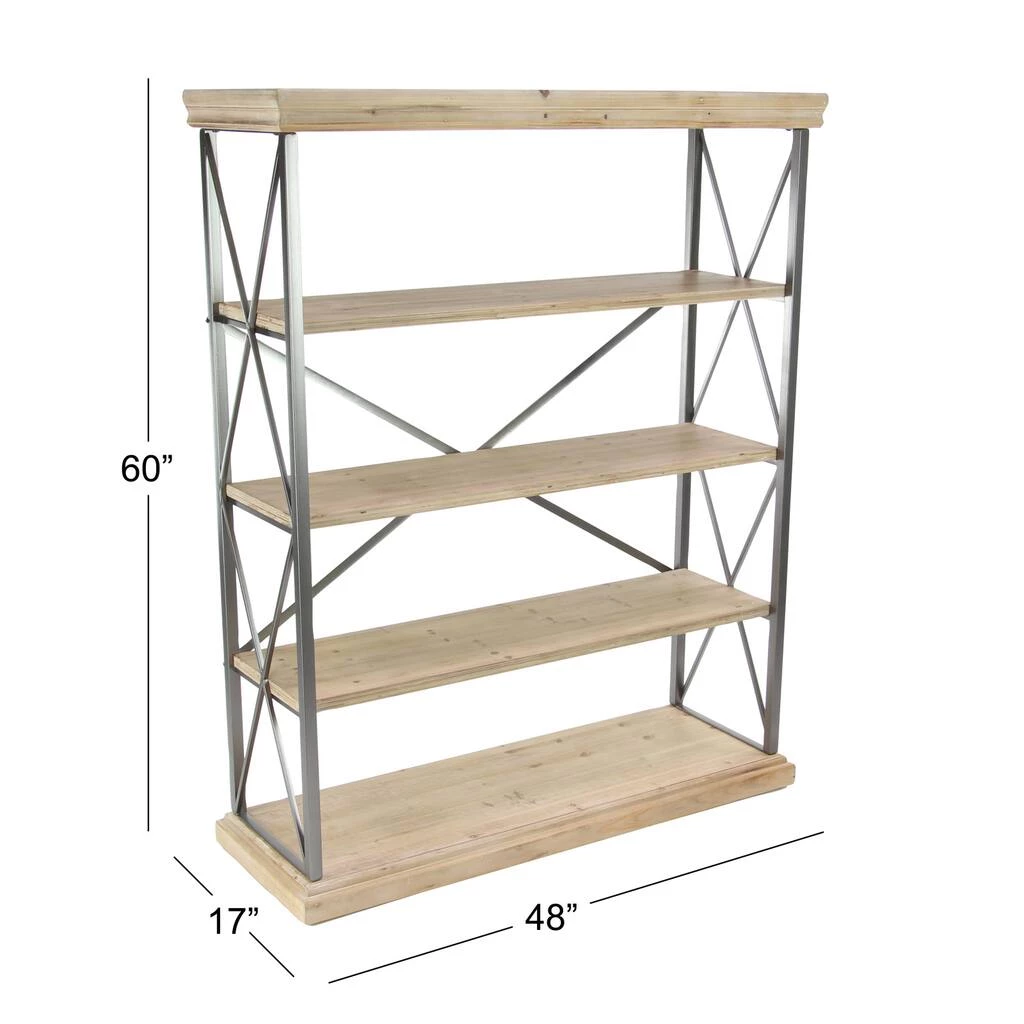 Brand new β Brown Wood Industrial Shelving Unit, 60 " x 48 " x 17 " by Ivory and Iris π€© 8 Brand new β Brown Wood Industrial Shelving Unit, 60 " x 48 " x 17 " by Ivory and Iris π€© - Image 8