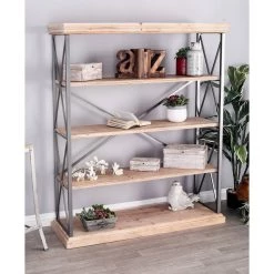 Brand new β Brown Wood Industrial Shelving Unit, 60 " x 48 " x 17 " by Ivory and Iris π€© 17 Brand new β Brown Wood Industrial Shelving Unit, 60 " x 48 " x 17 " by Ivory and Iris π€© -Cheap Ivory and Iris Store D493185S 9