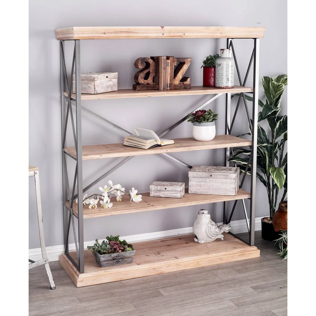 Brand new β Brown Wood Industrial Shelving Unit, 60 " x 48 " x 17 " by Ivory and Iris π€© 9 Brand new β Brown Wood Industrial Shelving Unit, 60 " x 48 " x 17 " by Ivory and Iris π€© - Image 9