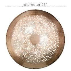 Cheap 💯 25" Bronze Eclectic Ornamental Wall Décor by Ivory and Iris 😀 -Cheap Ivory and Iris Store D493562S 7