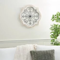 New 😍 22" White Wood Farmhouse Wall Décor by Ivory and Iris 👍 -Cheap Ivory and Iris Store D493563S 8