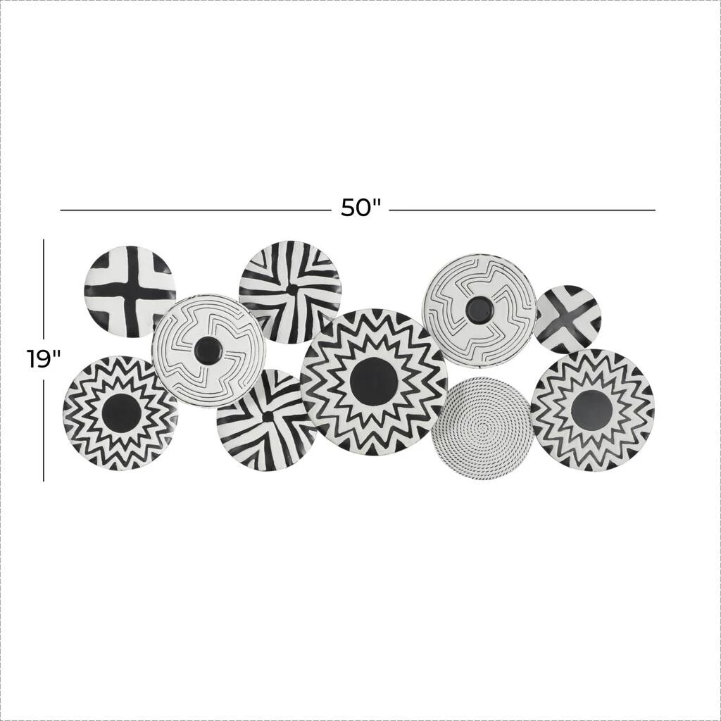 Budget π 50" Contemporary Abstract Metal Wall Décor by Ivory and Iris β 5 Budget π 50" Contemporary Abstract Metal Wall Décor by Ivory and Iris β - Image 5