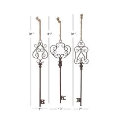 Discount π 31" Black Metal Skeleton Key Industrial Wall Décor Set by Ivory and Iris 𧨠10 Discount π 31" Black Metal Skeleton Key Industrial Wall Décor Set by Ivory and Iris 𧨠-Cheap Ivory and Iris Store D493572S 6