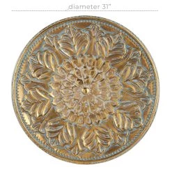 Flash Sale 𧨠30" Gold Eclectic Ornamental Metal Wall Décor by Ivory and Iris π 11 Flash Sale 𧨠30" Gold Eclectic Ornamental Metal Wall Décor by Ivory and Iris π -Cheap Ivory and Iris Store D493573S 5