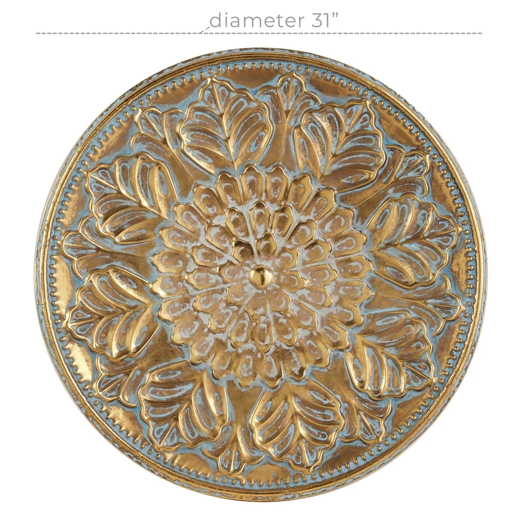 Flash Sale 𧨠30" Gold Eclectic Ornamental Metal Wall Décor by Ivory and Iris π 4 Flash Sale 𧨠30" Gold Eclectic Ornamental Metal Wall Décor by Ivory and Iris π - Image 4