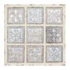 Deals 🎁 31" White Metal Rustic Floral Wall Décor by Ivory and Iris ❤️