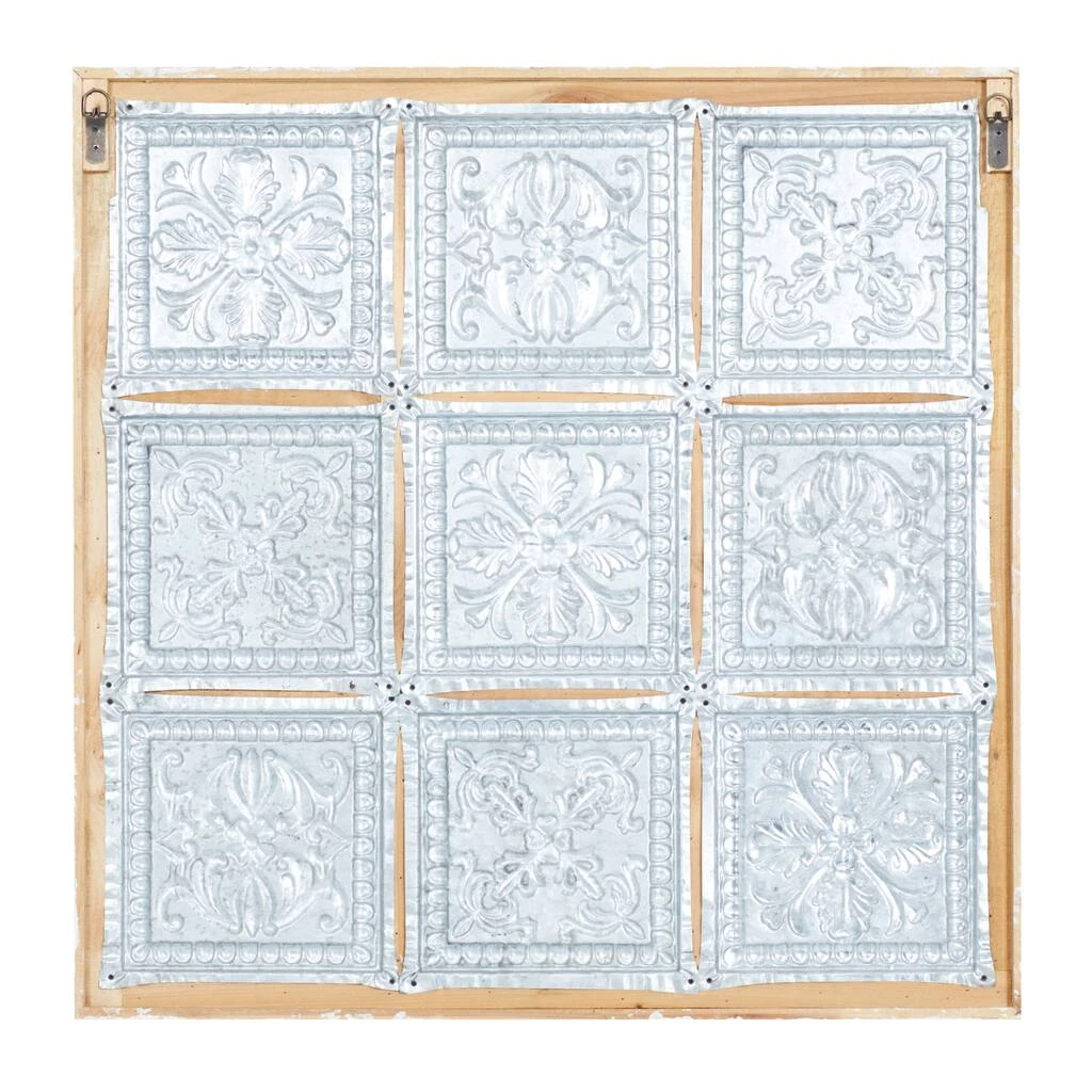 Deals 🎁 31" White Metal Rustic Floral Wall Décor by Ivory and Iris ❤️ 4 Deals 🎁 31" White Metal Rustic Floral Wall Décor by Ivory and Iris ❤️ - Image 4