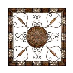 Budget π 45" Brown Metal Rustic Wall Décor by Ivory and Iris π₯