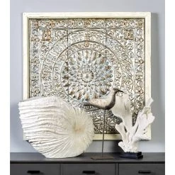 Budget 🔔 34" Brown Iron Rustic Wall Décor by Ivory and Iris ❤️ -Cheap Ivory and Iris Store D493579S 8