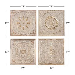 Deals π 17" Gold Metal Eclectic Wall Décor Set by Ivory and Iris π 10 Deals π 17" Gold Metal Eclectic Wall Décor Set by Ivory and Iris π -Cheap Ivory and Iris Store D493582S 5
