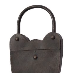 Wholesale 👏 16" Black Metal Industrial Lock Wall Décor Set by Ivory and Iris 🛒 -Cheap Ivory and Iris Store D493583S 5