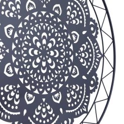 Best deal 🎉 32" Black Metal Contemporary Wall Décor by Ivory and Iris 🧨 -Cheap Ivory and Iris Store D493584S 4