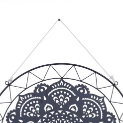 Best deal 🎉 32" Black Metal Contemporary Wall Décor by Ivory and Iris 🧨 -Cheap Ivory and Iris Store D493584S 5