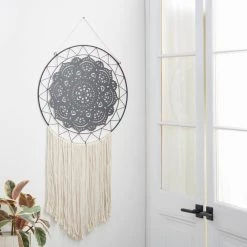 Best deal 🎉 32" Black Metal Contemporary Wall Décor by Ivory and Iris 🧨 -Cheap Ivory and Iris Store D493584S 8