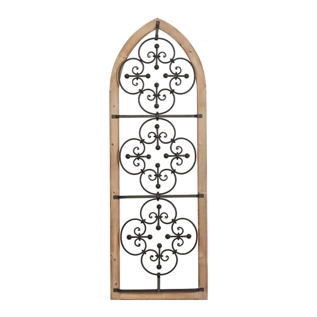 Best Pirce π€© 52" Brown Wood & Metal Traditional Wall Décor by Ivory and Iris π 1 Best Pirce π€© 52" Brown Wood & Metal Traditional Wall Décor by Ivory and Iris π