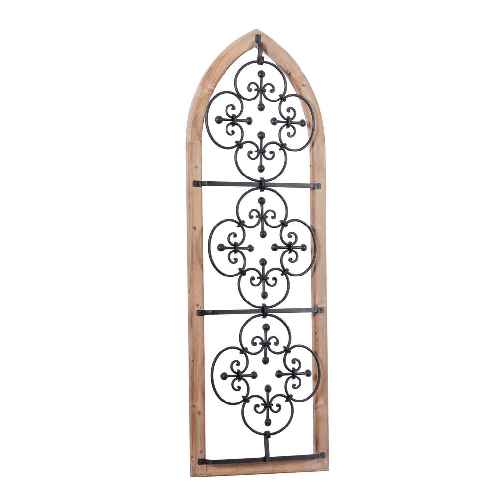 Best Pirce π€© 52" Brown Wood & Metal Traditional Wall Décor by Ivory and Iris π 2 Best Pirce π€© 52" Brown Wood & Metal Traditional Wall Décor by Ivory and Iris π - Image 2