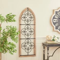 Best Pirce π€© 52" Brown Wood & Metal Traditional Wall Décor by Ivory and Iris π 15 Best Pirce π€© 52" Brown Wood & Metal Traditional Wall Décor by Ivory and Iris π -Cheap Ivory and Iris Store D493587S 8