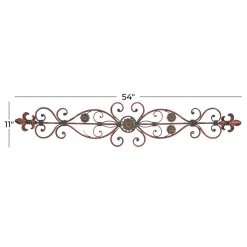 Best Sale β 54" Brown Metal Rustic Wall Décor by Ivory and Iris π 12 Best Sale β 54" Brown Metal Rustic Wall Décor by Ivory and Iris π -Cheap Ivory and Iris Store D493588S 6