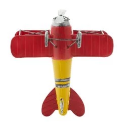 Discount 🛒 12" Red & Yellow Metal Plane Vintage Tabletop Décor by Ivory and Iris 🤩 16 Discount 🛒 12" Red & Yellow Metal Plane Vintage Tabletop Décor by Ivory and Iris 🤩 -Cheap Ivory and Iris Store D493643S 7