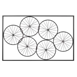 Hot Sale 🔥 48" Black Iron Rustic Wall Décor by Ivory and Iris 🤩