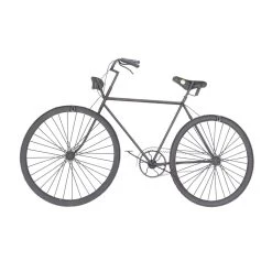 Promo 🥰 39" Black Iron Vintage Bicycle Wall Décor by Ivory and Iris ⌛ -Cheap Ivory and Iris Store D493647S 3
