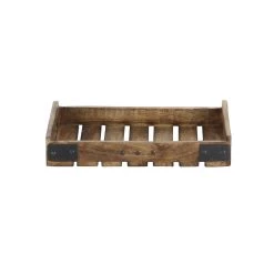 Top 10 ⭐ Brown Mango Wood Farmhouse Tray Set by Ivory and Iris ✔️ -Cheap Ivory and Iris Store D493649S 7