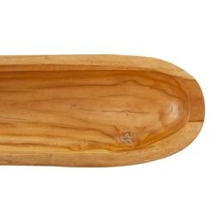 Buy ⭐ Brown Teak Wood Rustic Tray by Ivory and Iris ⭐ -Cheap Ivory and Iris Store D493660S 3