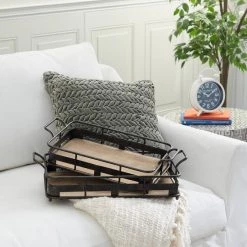 Discount 😀 Brown Metal Industrial Tray Set by Ivory and Iris ⭐ -Cheap Ivory and Iris Store D493663S 7