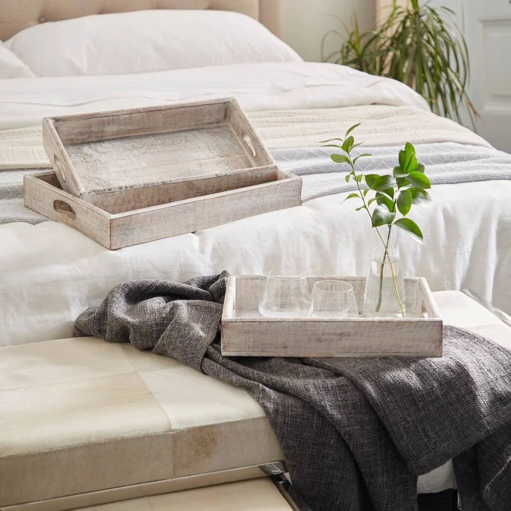 Best reviews of π White Mango Wood Farmhouse Tray Set by Ivory and Iris π₯° 6 Best reviews of π White Mango Wood Farmhouse Tray Set by Ivory and Iris π₯° - Image 6