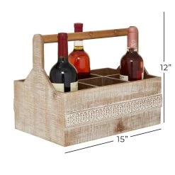 Best Sale 𧨠Brown Wood Boho Style Bottle Holder by Ivory and Iris π 10 Best Sale 𧨠Brown Wood Boho Style Bottle Holder by Ivory and Iris π -Cheap Ivory and Iris Store D493678S 5