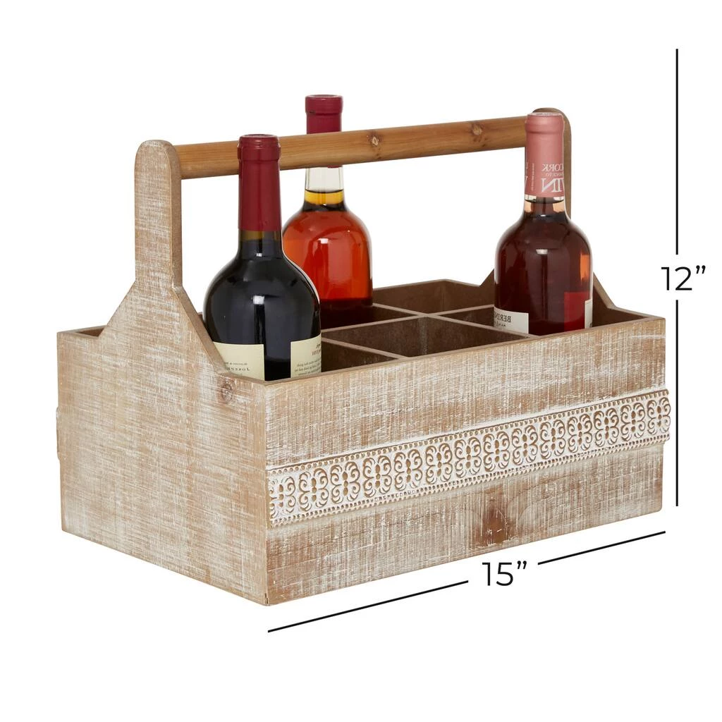 Best Sale 𧨠Brown Wood Boho Style Bottle Holder by Ivory and Iris π 5 Best Sale 𧨠Brown Wood Boho Style Bottle Holder by Ivory and Iris π - Image 5