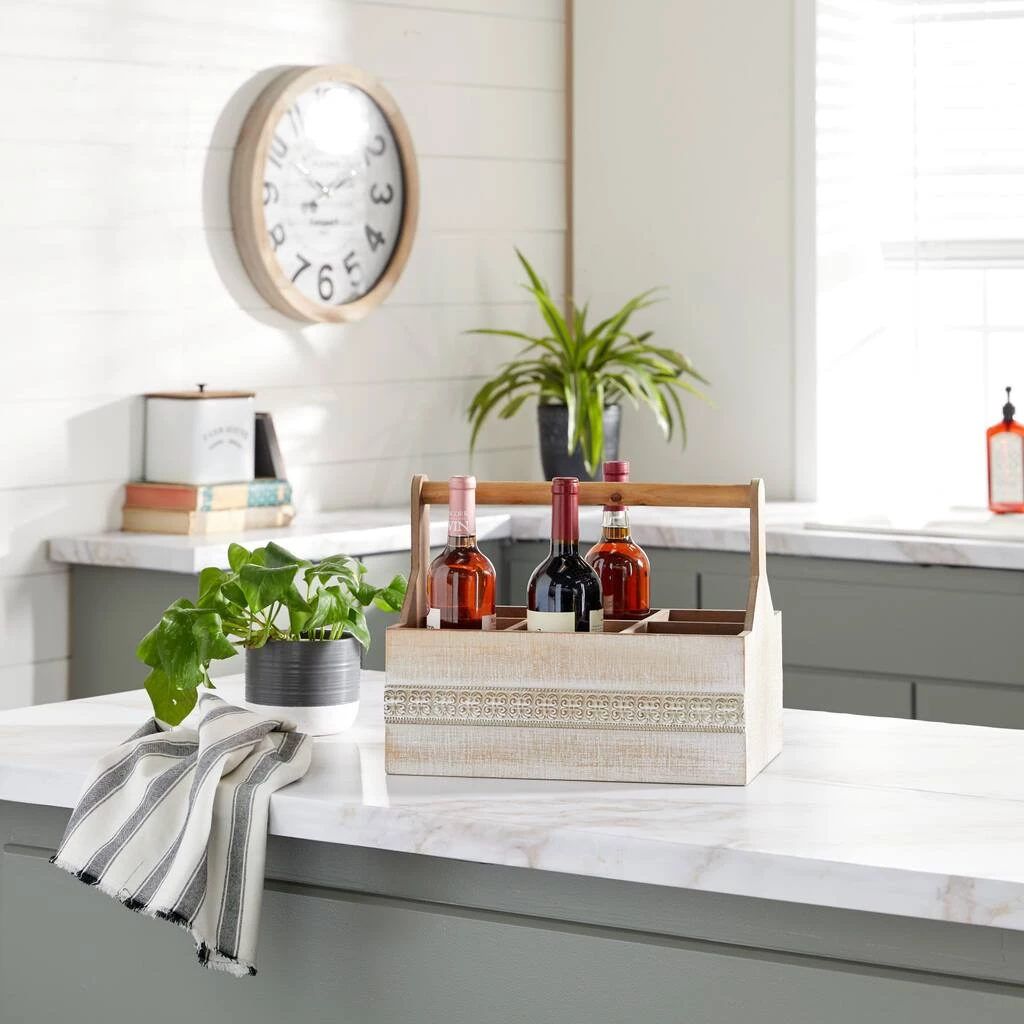 Best Sale 𧨠Brown Wood Boho Style Bottle Holder by Ivory and Iris π 6 Best Sale 𧨠Brown Wood Boho Style Bottle Holder by Ivory and Iris π - Image 6