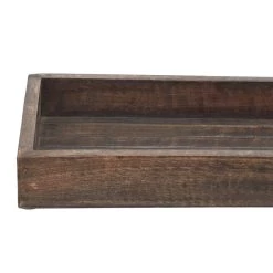 Discount 🔥 Brown Mango Wood Traditional Tray Set by Ivory and Iris ⭐ -Cheap Ivory and Iris Store D493686S 8