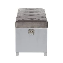 Cheapest 🌟 Set of 3 Gray Wood Glam Storage Bench, 15", 15", 21" by Ivory and Iris ⭐ -Cheap Ivory and Iris Store D493823S 4