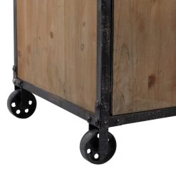 Best Sale ✨ 72'' Brown Multi-Tiered Industrial Rectangular Clothing Rack by Ivory and Iris 🎁 -Cheap Ivory and Iris Store D493825S 8