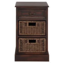 Wholesale ✔️ 28'' Maroon Traditional Wood Storage Unit by Ivory and Iris 😀