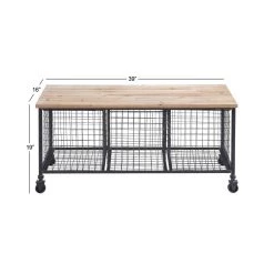 Best Sale π Brown Industrial Metal Storage Cart, 19" x 39" by Ivory and Iris π 10 Best Sale π Brown Industrial Metal Storage Cart, 19" x 39" by Ivory and Iris π -Cheap Ivory and Iris Store D493850S 5