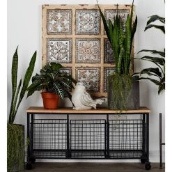 Best Sale π Brown Industrial Metal Storage Cart, 19" x 39" by Ivory and Iris π 11 Best Sale π Brown Industrial Metal Storage Cart, 19" x 39" by Ivory and Iris π -Cheap Ivory and Iris Store D493850S 6