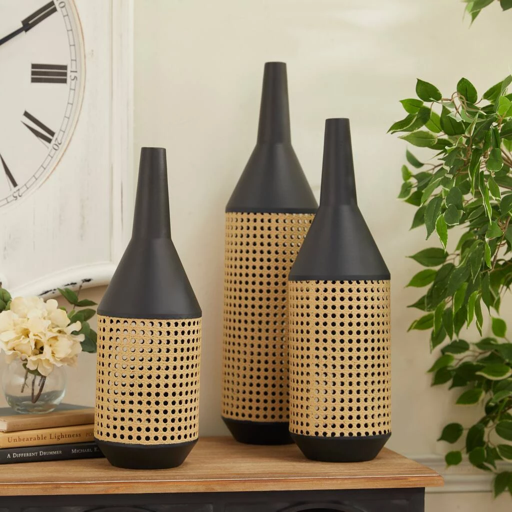 Cheap ❤️ Set of 3 Brown Metal Contemporary Vase 24", 20", 18" by Ivory and Iris 💯 7 Cheap ❤️ Set of 3 Brown Metal Contemporary Vase 24", 20", 18" by Ivory and Iris 💯 - Image 7