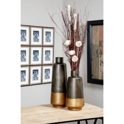 Best Sale π Set of 2 Dark Grey Metal Rustic Vase, 20", 15" by Ivory and Iris β€οΈ 11 Best Sale π Set of 2 Dark Grey Metal Rustic Vase, 20", 15" by Ivory and Iris β€οΈ -Cheap Ivory and Iris Store D494171S 6
