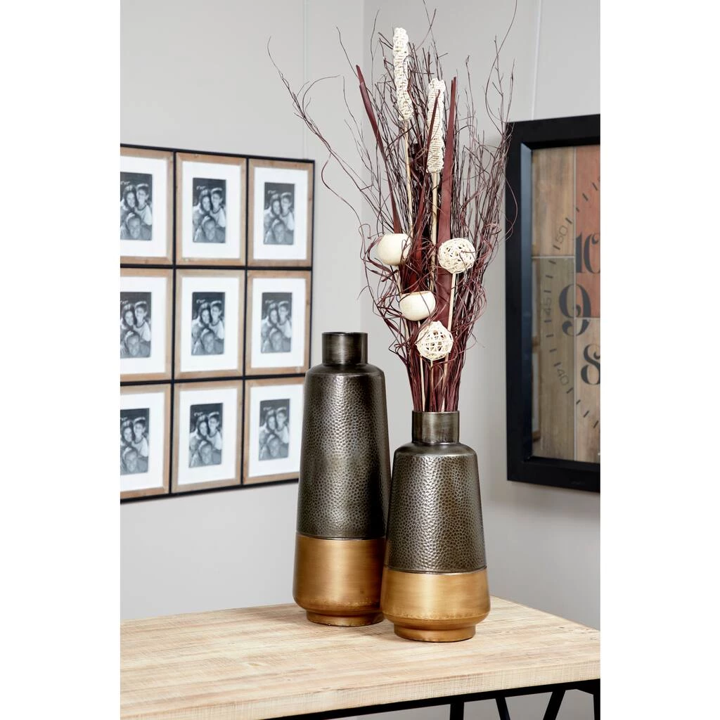 Best Sale π Set of 2 Dark Grey Metal Rustic Vase, 20", 15" by Ivory and Iris β€οΈ 6 Best Sale π Set of 2 Dark Grey Metal Rustic Vase, 20", 15" by Ivory and Iris β€οΈ - Image 6