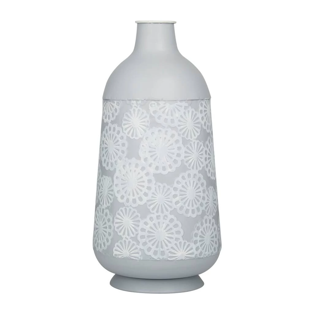 Promo π Grey Iron French Country Vase, 16" x 8" x 8" by Ivory and Iris π― 2 Promo π Grey Iron French Country Vase, 16" x 8" x 8" by Ivory and Iris π― - Image 2