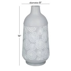 Promo π Grey Iron French Country Vase, 16" x 8" x 8" by Ivory and Iris π― 12 Promo π Grey Iron French Country Vase, 16" x 8" x 8" by Ivory and Iris π― -Cheap Ivory and Iris Store D494172S 6