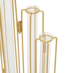 Brand new π Gold Metal Contemporary Vase, 12" x 10" x 3" by Ivory and Iris β 10 Brand new π Gold Metal Contemporary Vase, 12" x 10" x 3" by Ivory and Iris β -Cheap Ivory and Iris Store D494177S 4