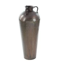 New ✔️ Brown Metal Rustic Vase, 32" x 12" x 12" by Ivory and Iris 🎁 -Cheap Ivory and Iris Store D494185S 3