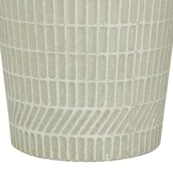 Buy 🧨 White Metal Contemporary Style Vase, 13" x 8" x 8" by Ivory and Iris 👏 -Cheap Ivory and Iris Store D494190S 4