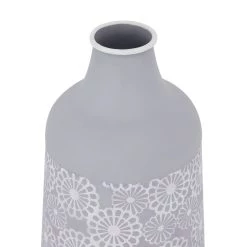 Cheap 😍 Grey Iron French Country Vase, 22" x 10" x 10" by Ivory and Iris ⌛ -Cheap Ivory and Iris Store D494192S 3