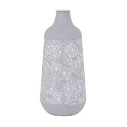 Cheap 😍 Grey Iron French Country Vase, 22" x 10" x 10" by Ivory and Iris ⌛ -Cheap Ivory and Iris Store D494192S 5