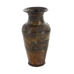 Outlet ✔️ Set of 2 Brown Metal Rustic Vase, 29", 22" by Ivory and Iris 🔔 -Cheap Ivory and Iris Store D494193S 4