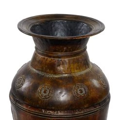 Outlet ✔️ Set of 2 Brown Metal Rustic Vase, 29", 22" by Ivory and Iris 🔔 -Cheap Ivory and Iris Store D494193S 7